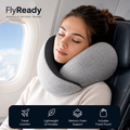 FlyReady 360° Memory Foam Travel Pillow
