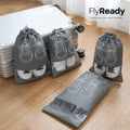 5-Piece Travel Shoe Storage Bag Set